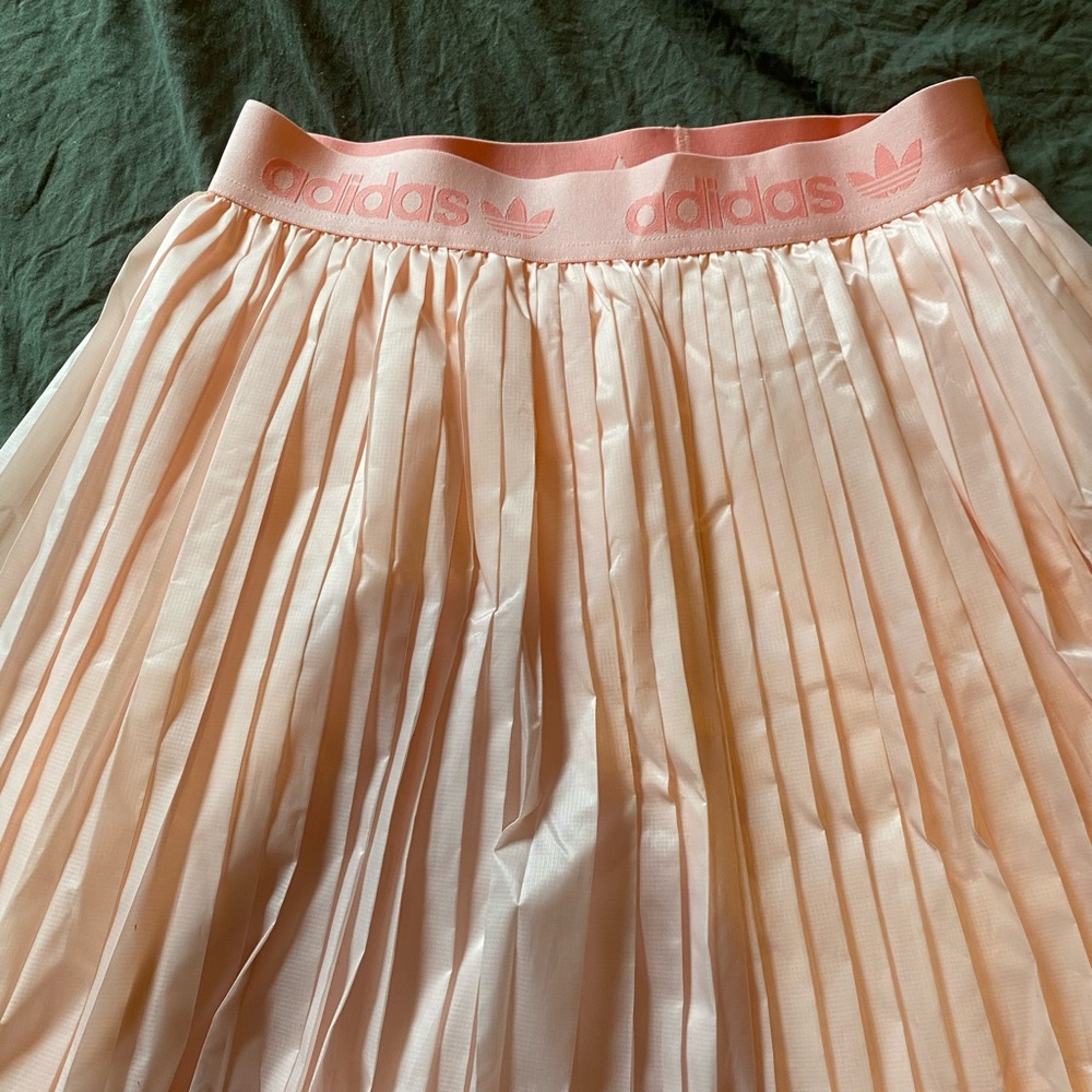 Adidas pleated midi skirt